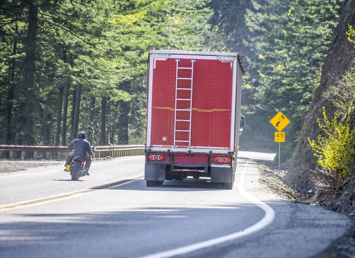 Motorcyclists Overtake or Pass Another Vehicle Between Two Lanes
